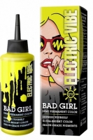 Краска для волос Bad Girl Electric Vibe неоновый желтый, 150 ml