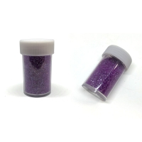 Глиттер в баночке сухой Luxart фиолетовый, 8 гр