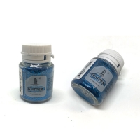 Декоративные сухие блестки Luxart LuxGlitter голубой, 20 ml