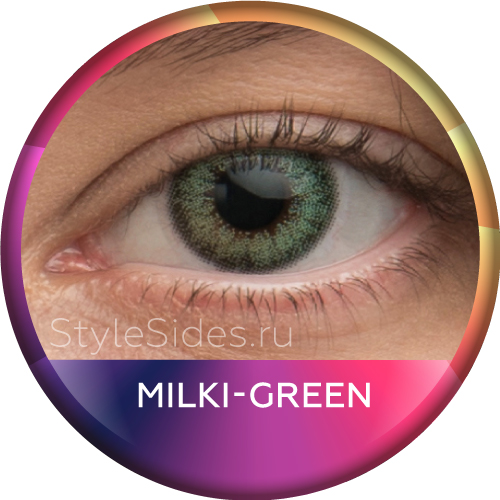 Молочно-зелёные линзы  Milky Green