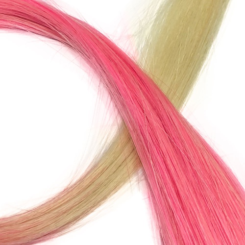 Цветные пряди на заколке светло-розово-блонд, 50cm X 10шт