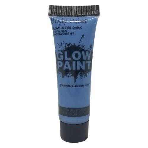 Неоновый грим для лица и тела Glow Paint синий, 10 ml