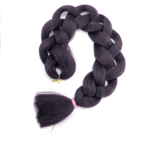 Канекалон для плетения кос DRIADA темно-фиолетовый 850k, 200cm