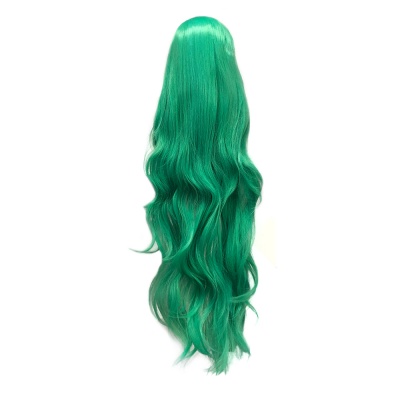 парик волнистый с челкой soraka зеленый driada cs-119c, 100cm