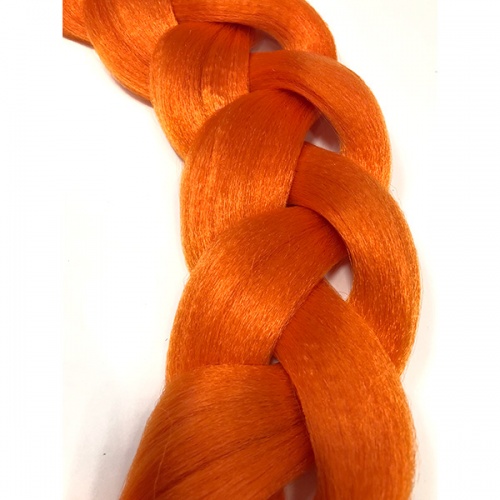 канекалон для плетения кос driada оранжевый orange, 200cm