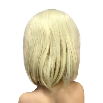 парик каре с челкой белый блонд driada no430/60, 30cm