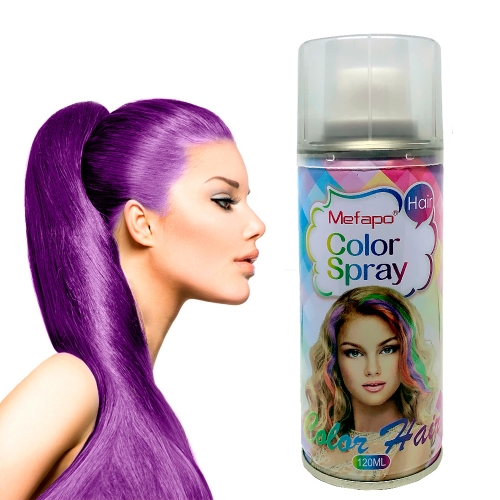 Цветной спрей для волос фиолетовый Mefapo Purple, 120 ml