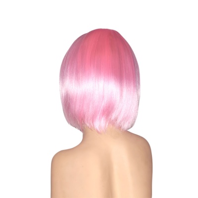 парик каре с челкой светло-розовый driada ав-80, 30cm