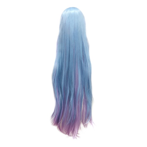 парик прямой с челкой shiro сиренево-голубой driada cs-185c, 100cm