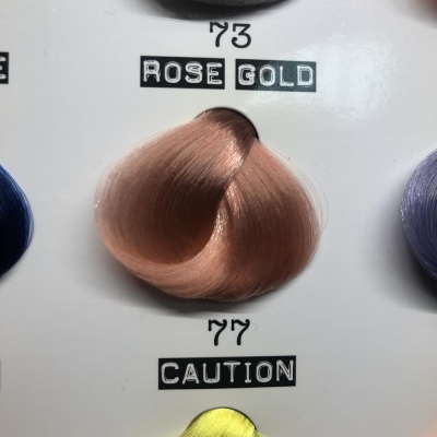 Краска для волос Crazy Color 73 Rose Gold (розовое золото)
