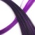 Цветные пряди на заколке черно-фиолетовый, 50cm X 10шт