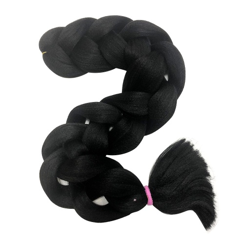 канекалон для плетения кос driada черный black, 200cm