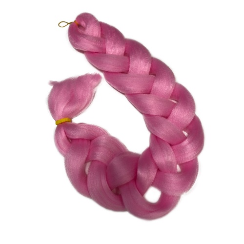 канекалон для плетения кос driada светло розовый l.pink, 200cm