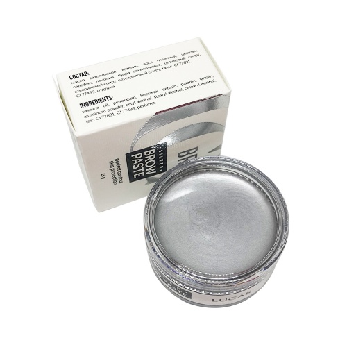 паста для бровей серебряная silver brow paste, cc brow, 15 гр.