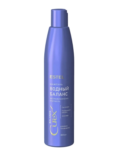 Шампунь "Водный баланс" для всех типов волос ESTEL CUREX BALANCE (300 мл)
